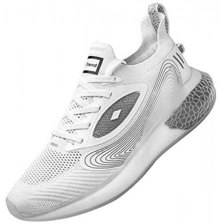 Men's Running Shoes Breathable Air Cushion Sneakers White